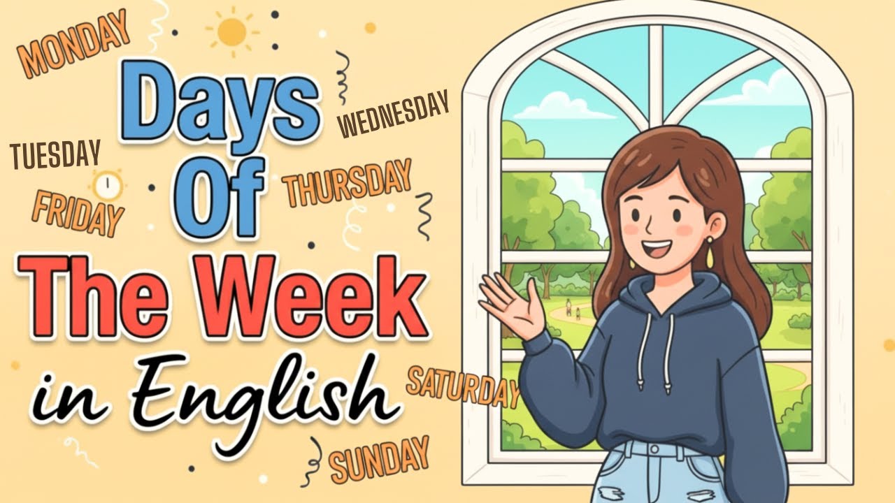 Days of the Week in English | The 7 Days of the Week | Easy and Natural English Practice
