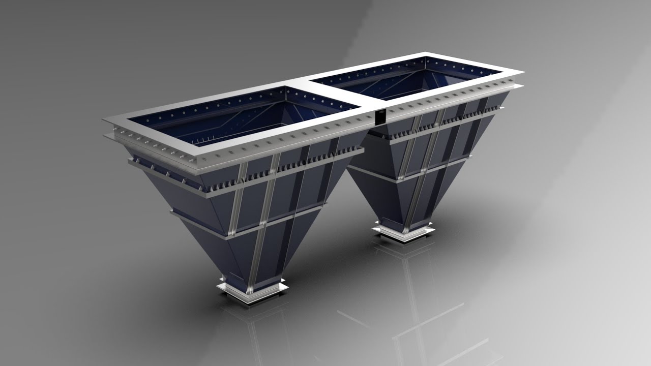 Solidworks Tutorial # 209 Sheet Metal Bags Filter Hopper in Solidworks by SW Easy Design