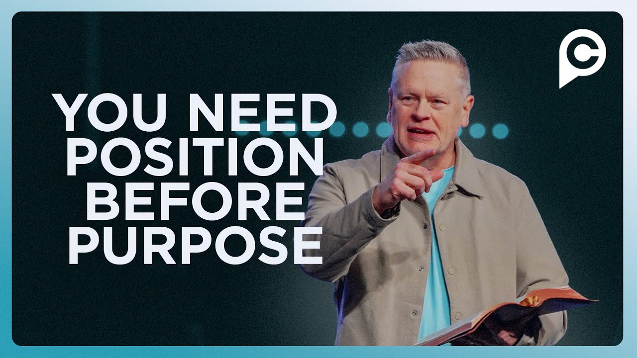 You Need Position Before Purpose