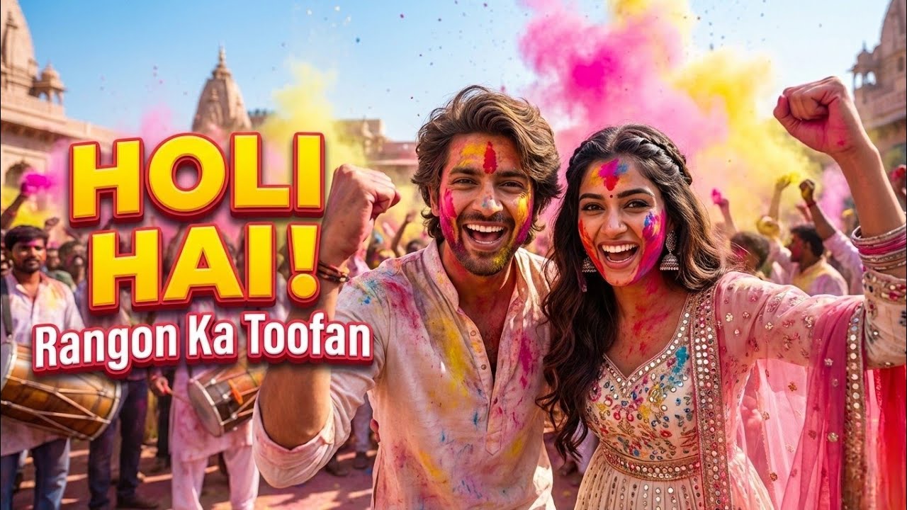 HOLI HAI! 🎨 Rangon Ka Toofan | New Holi Song 2026 | Bollywood Holi Special | Festival Dance Video