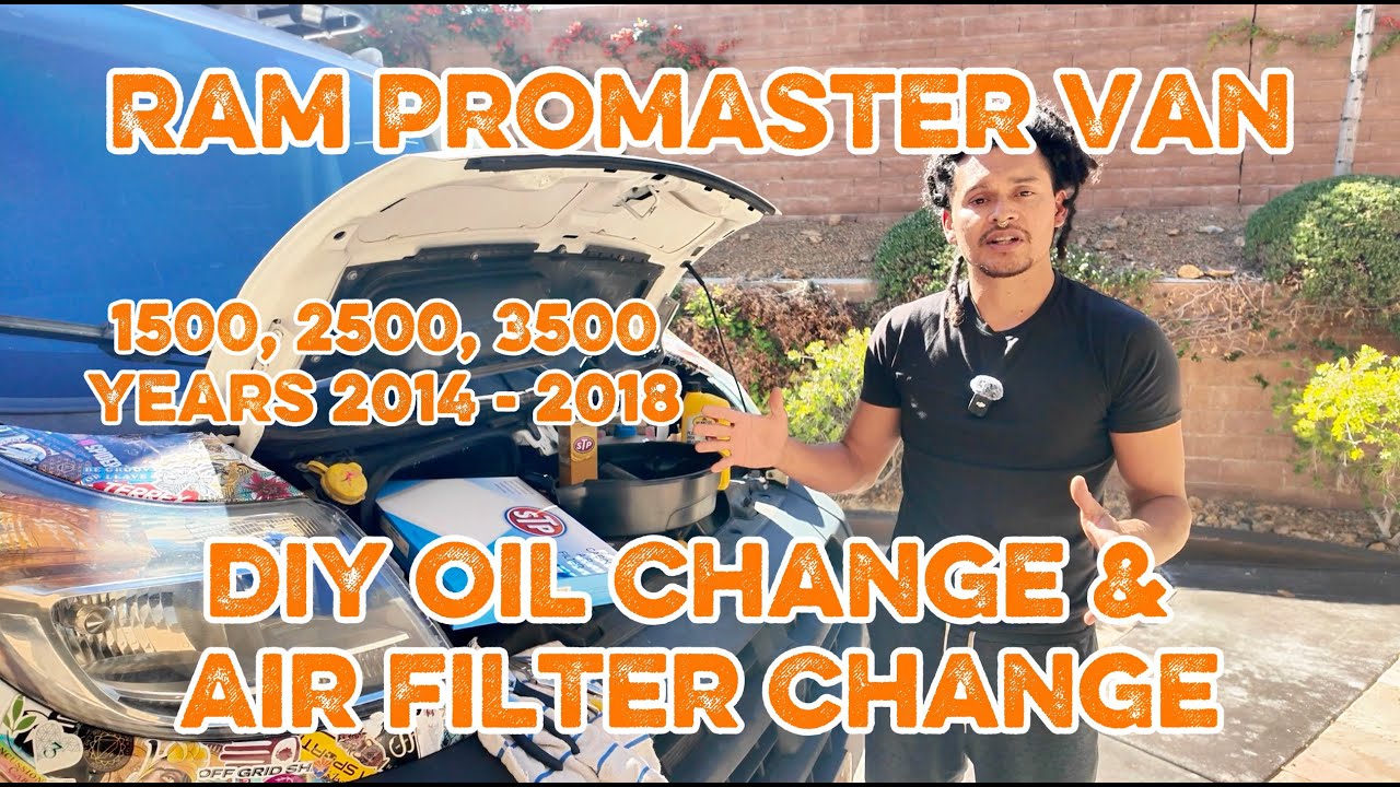 Ram Promaster Van DIY Oil Change for years 2014 - 2018