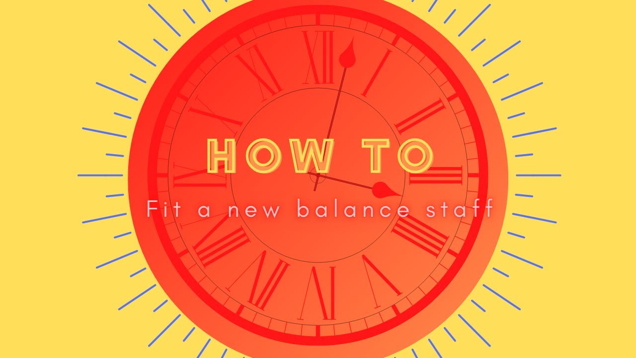 How To - Fit A New Pocket Watch Balance Staff
