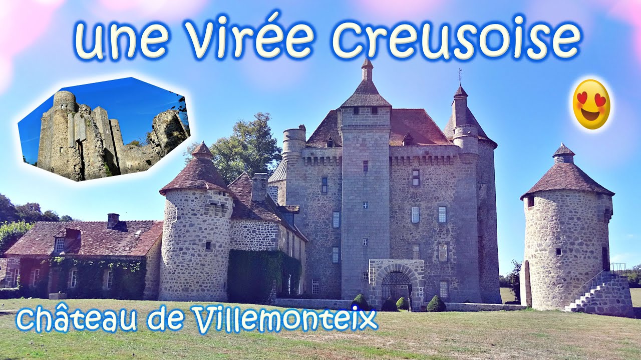 Limousin en moto : - Une virée Creusoise vers le château de Villemonteix