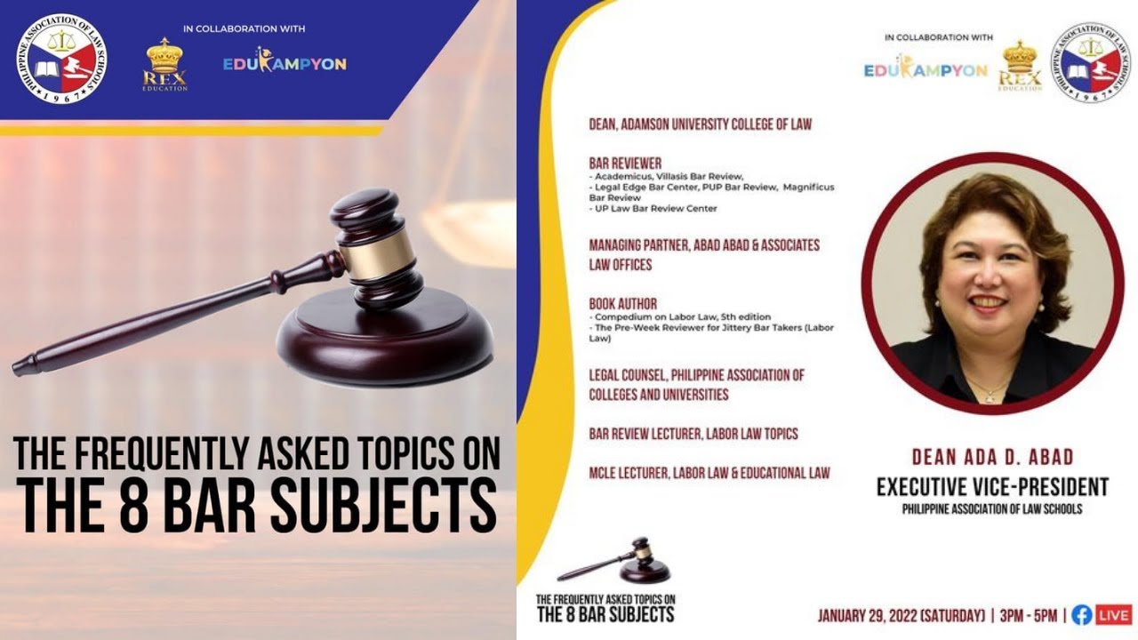 Labor Law | The Frequently Asked Topics on the 8 Bar Subjects