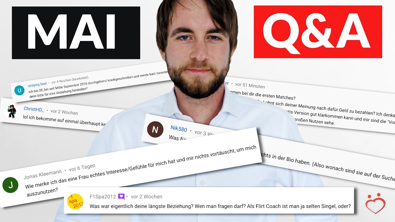 Q&A #5: Warum keine Tinder-Likes mehr? Wie erkenne ich, ob sie Interesse hat? | Andreas Lorenz