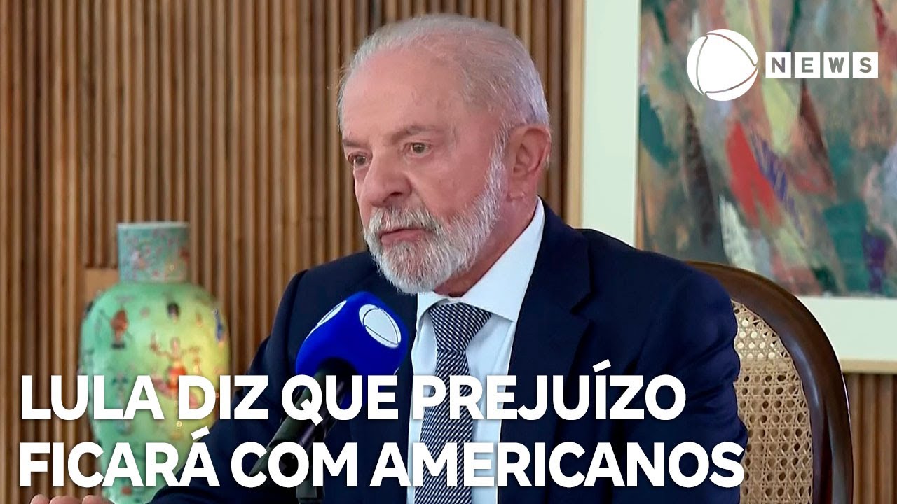 Lula diz que prejuízo das tarifas ficará com povo dos EUA