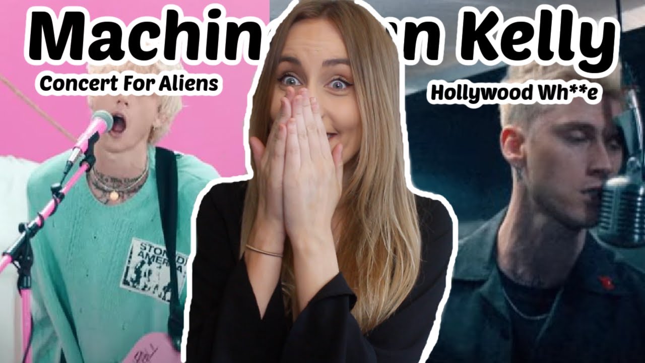 Обычная белая девушка реагирует на Machine Gun Kelly - (Голливудская белизна и концерт для пришел...