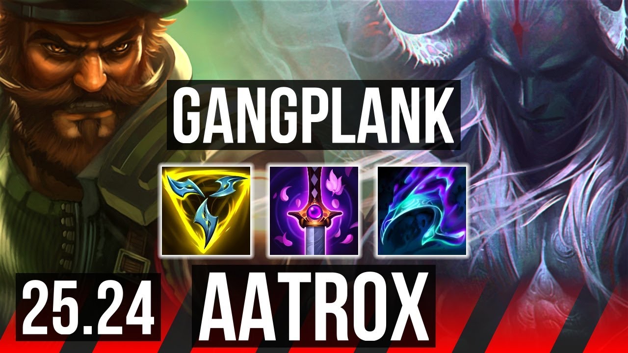 GANGPLANK vs AATROX (TOP) | KR Challenger | 25.24