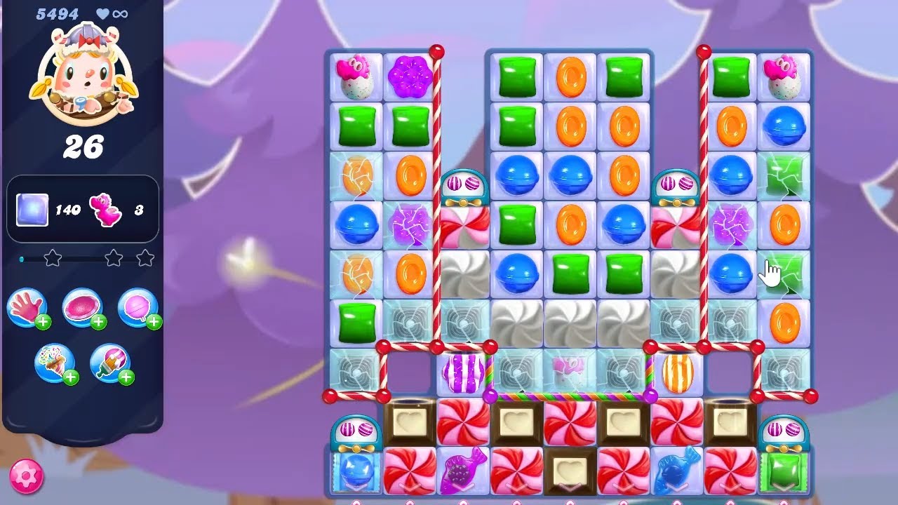 Candy Crush Saga LEVEL 5494 NO BOOSTERS (new version)🔄✅