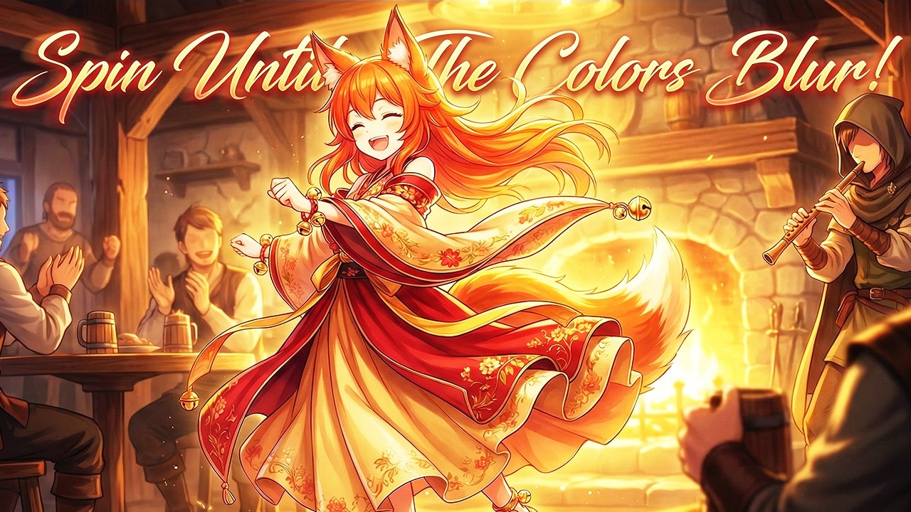 Spin Until The Colors Blur! | Tavern Music for RPG & DnD | Medieval Folk Song