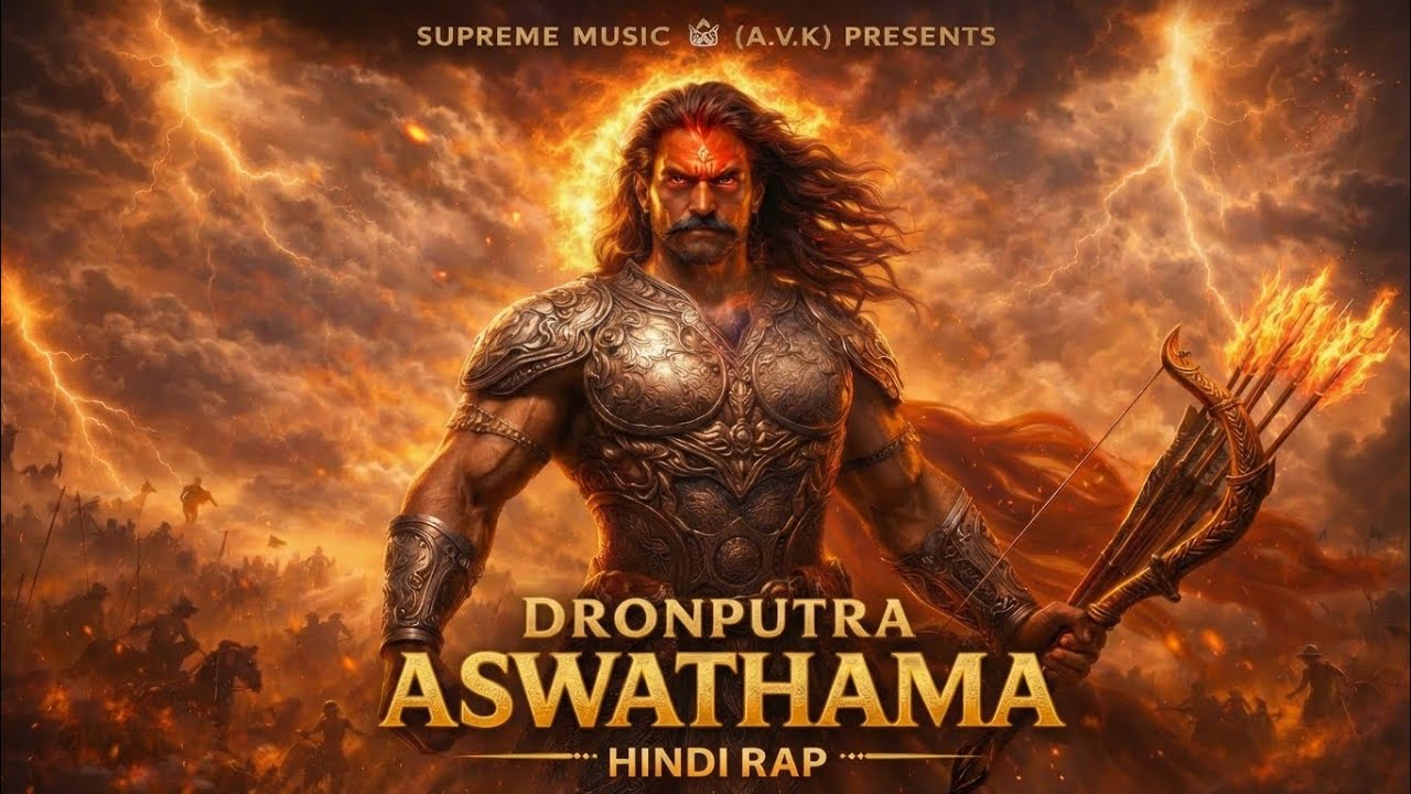  || ⚜️ Dronputra Aswathama ⚡ || Hindi Rap || Supreme Music 🕉️ ( A.V.K) || Mahabharata warrior ||