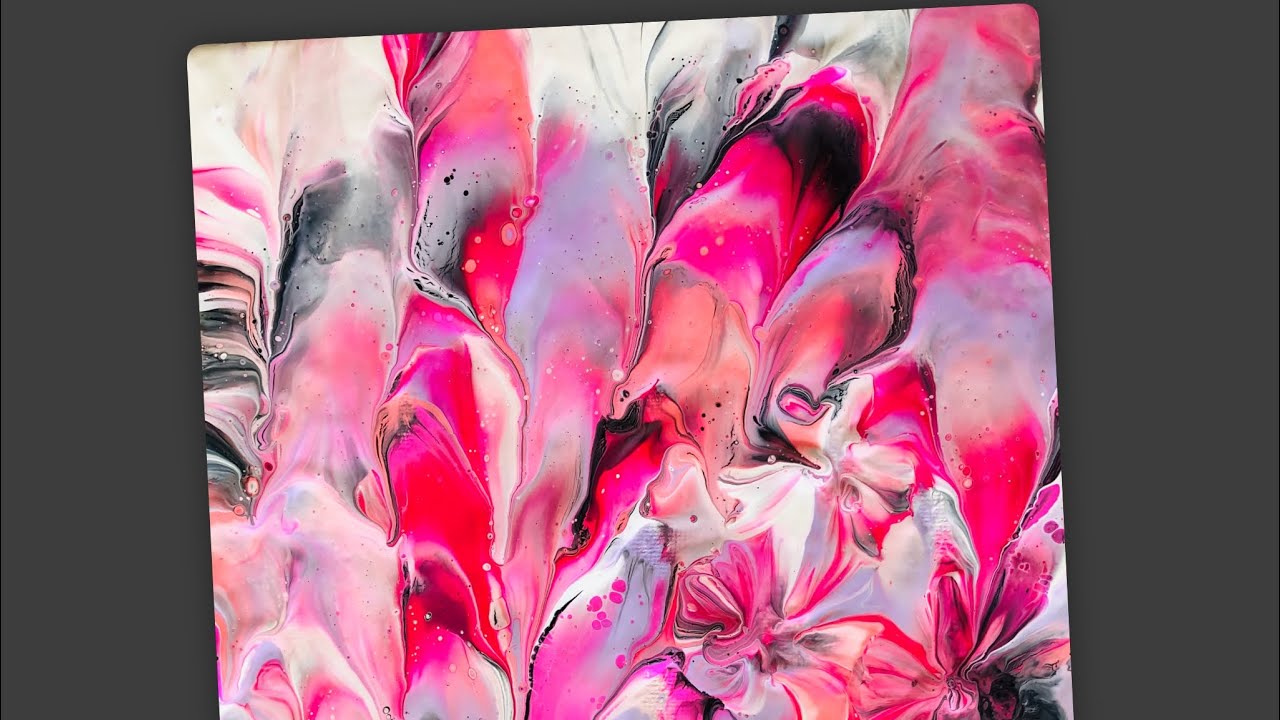 Wow dipping on Chubby bubble wrap/Dynamically Different Dipping /Mont marte pouring paints