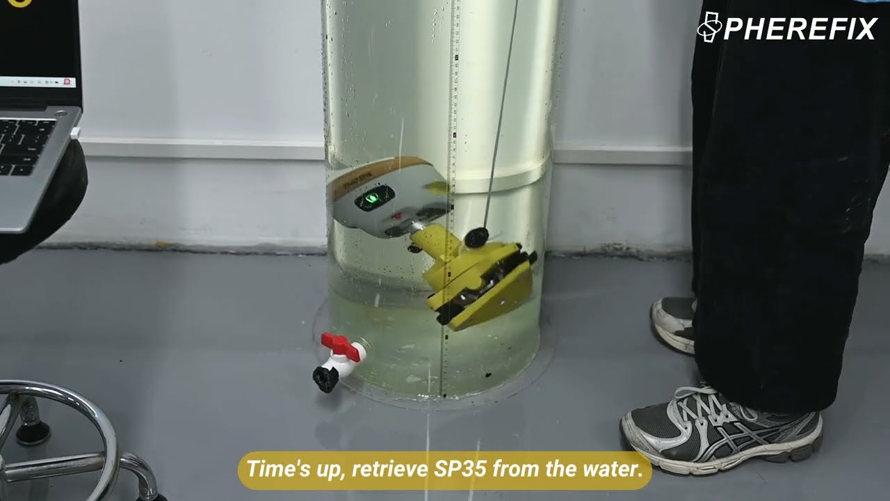 SP35 GNSS Receiver IP68 Waterproof Test | Built for Harsh Surveying Environments