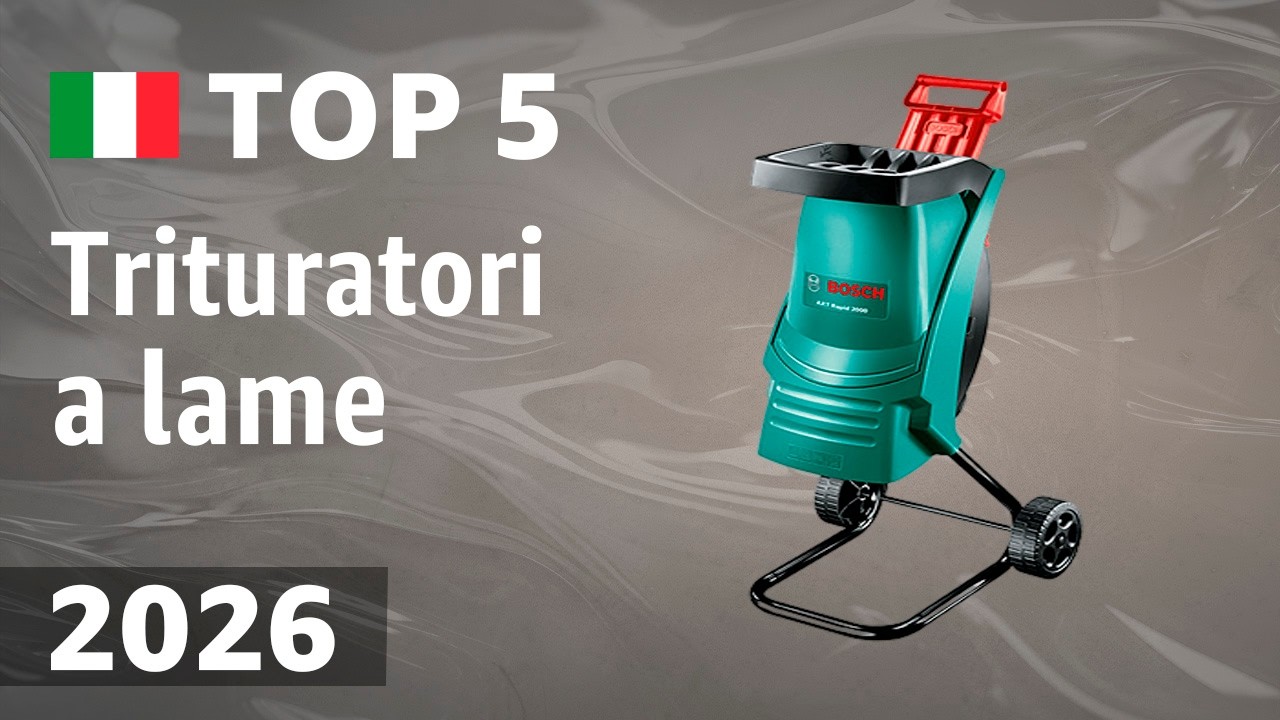 TOP—5. Migliori trituratori a lame 2026