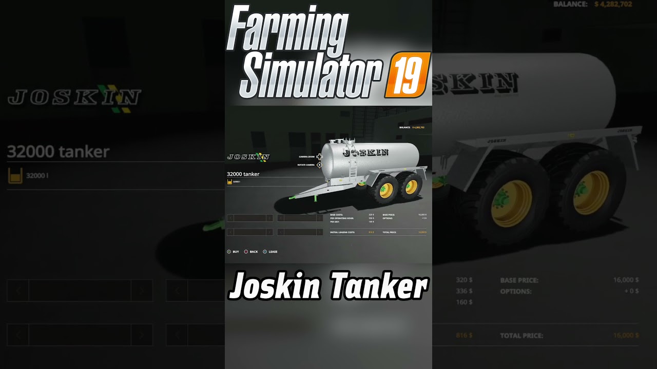 Joskin Tanker - FS19 New Mod