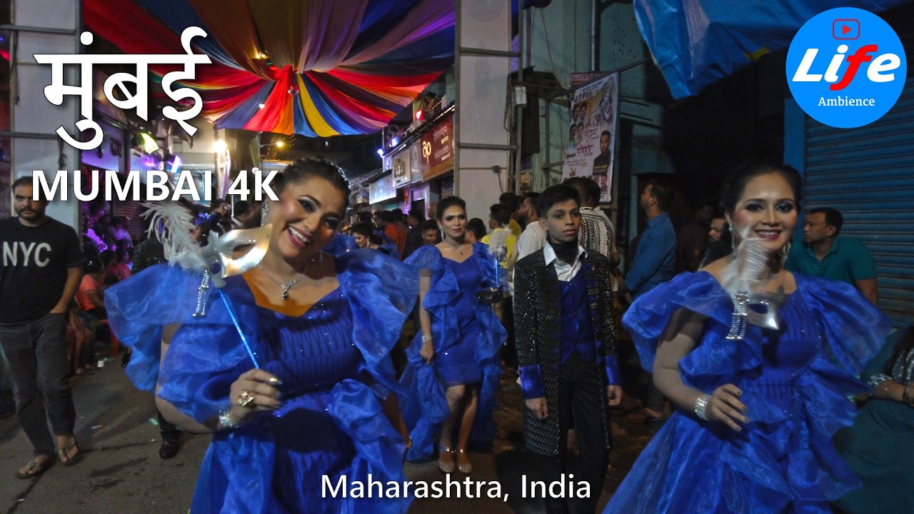 MUMBAI Versova Koliwada, Janmashtami Festival Procession | Mumbai Festival  Walking Tour 4K HDR