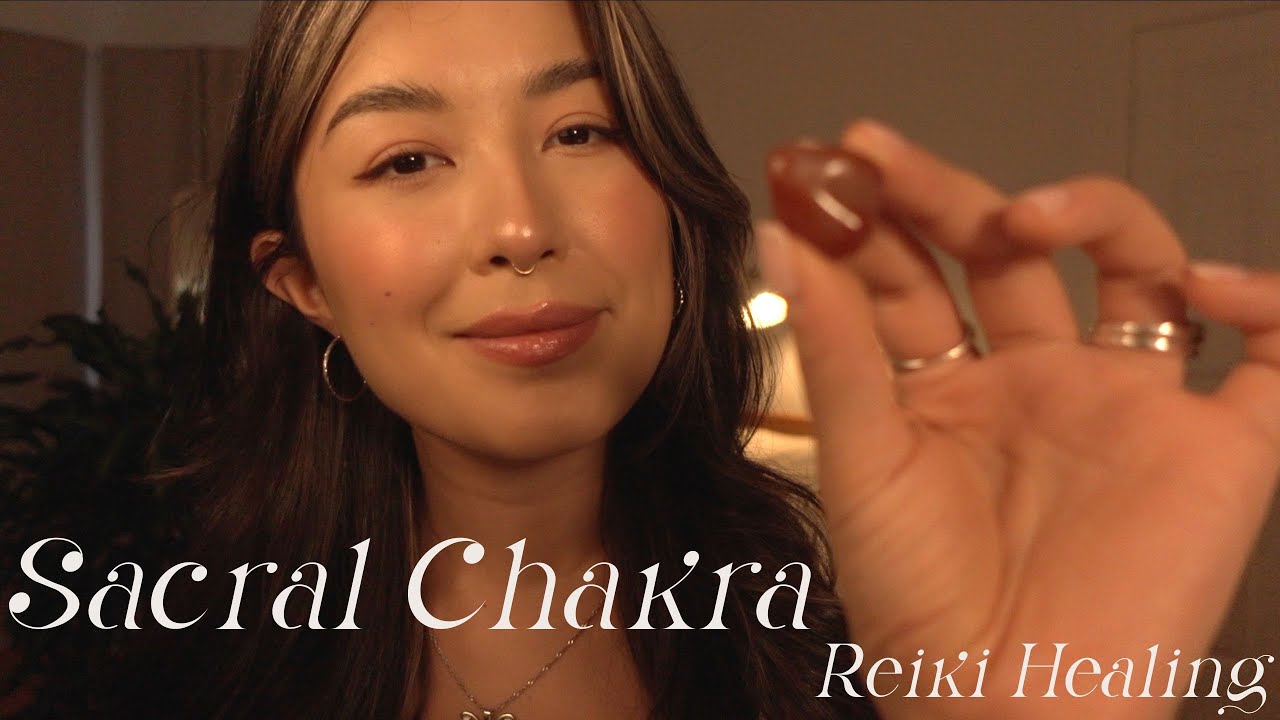 ASMR Reiki | Sacral Chakra Healing & Affirmations (Awakening creative energy & sacred sexuality)