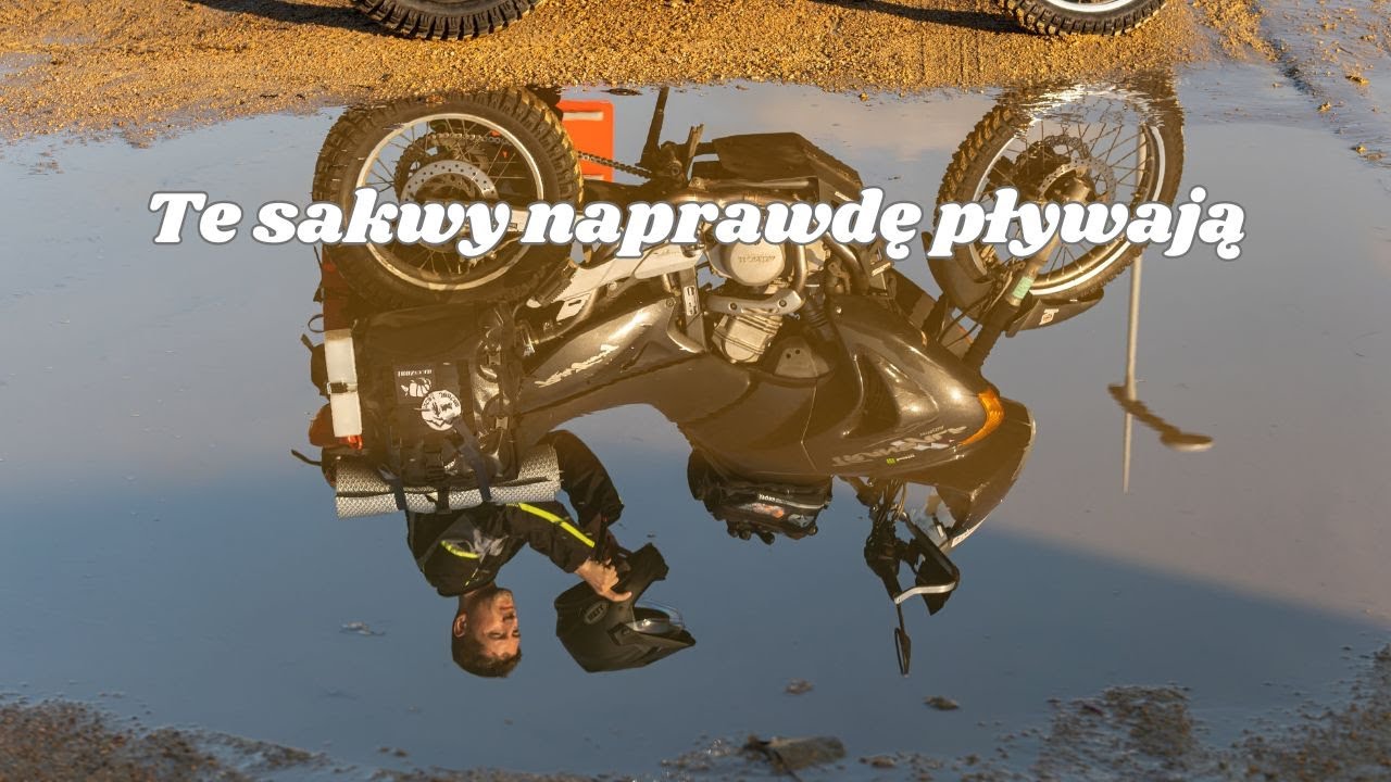 Zobacz co się stanie gdy sakwy wpadną do wody 💦💦💦