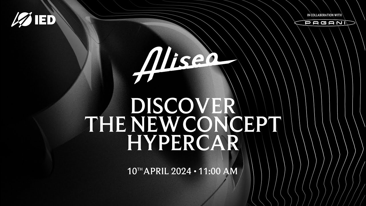 IED Torino presents Alisea, the new concept Hypercar made in collaboration with Pagani Automobili