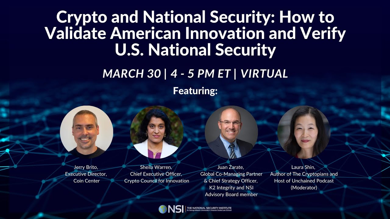 Crypto and National Security: How to Validate American Innovation and Verify U.S. National Security
