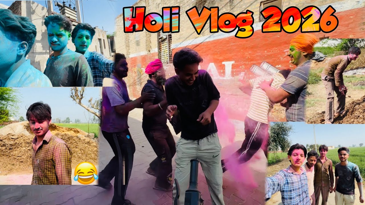 Holi 2026 Vlog 🔥Holi Celebration Gone Crazy! 😂🎨