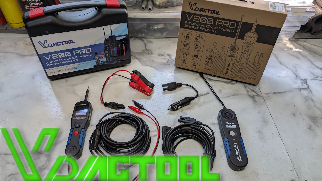 VDIAGTOOL V200 PRO Power Probe and Broken Circuit Finder - Unboxing Review How-To