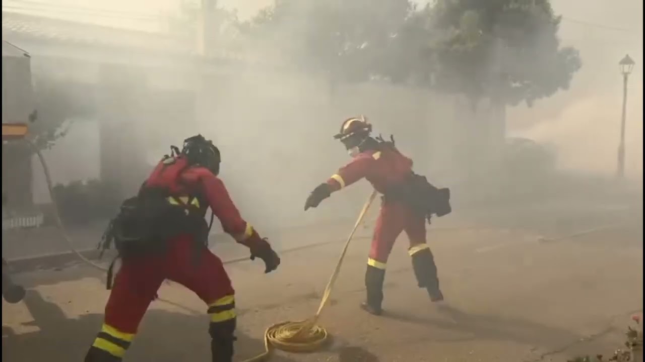 Así trabaja la UME contra el fuego en los incendios de Zamora
