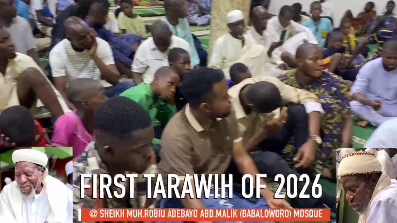 FIRST TARAWIH OF 2026 LIVE
