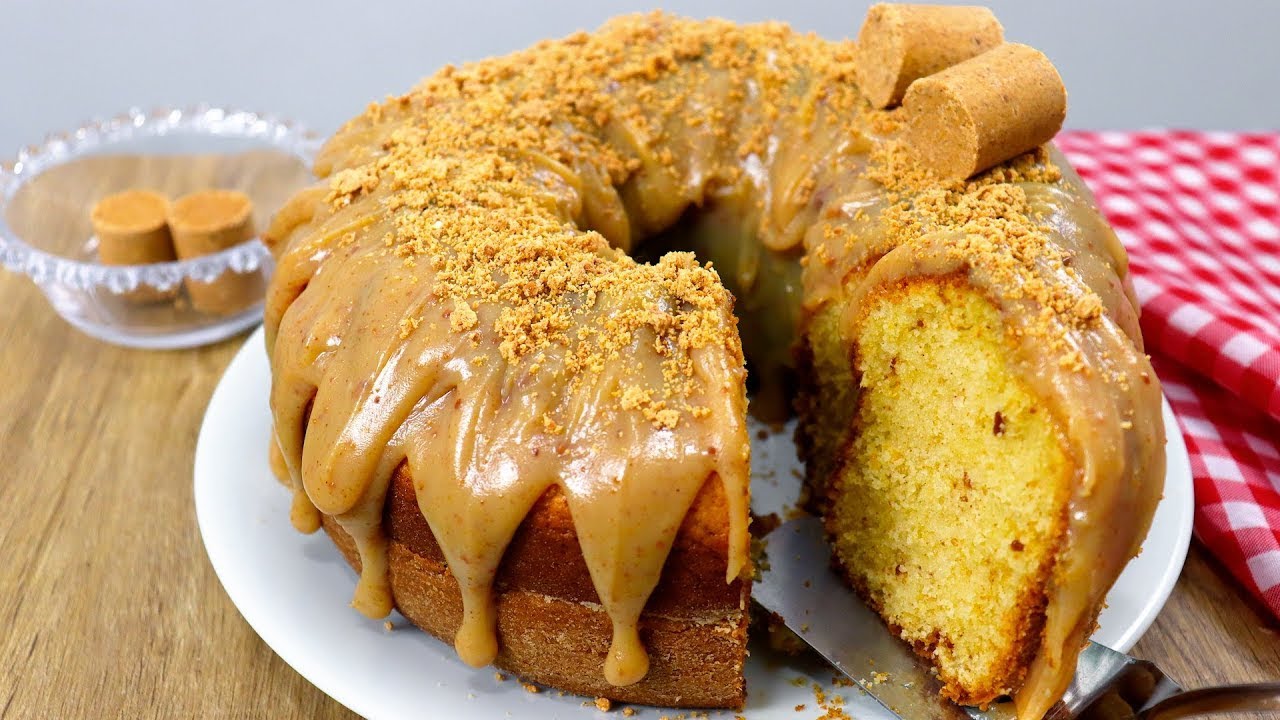 BOLO DE PAÇOCA FÁCIL FOFINHO E DELICIOSO