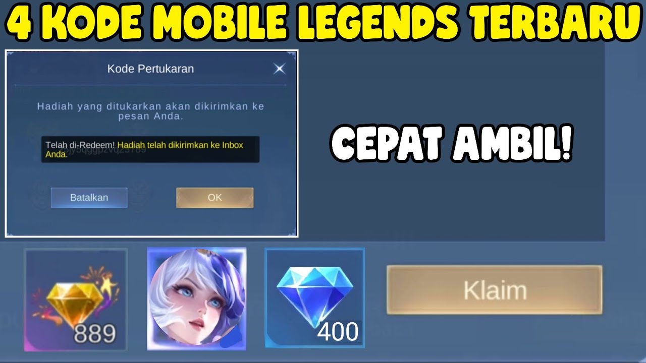 4 KODE REDEEM MOBILE LEGENDS TERBARU | KODE REDEEM ML HARI INI NOVEMBER 2025