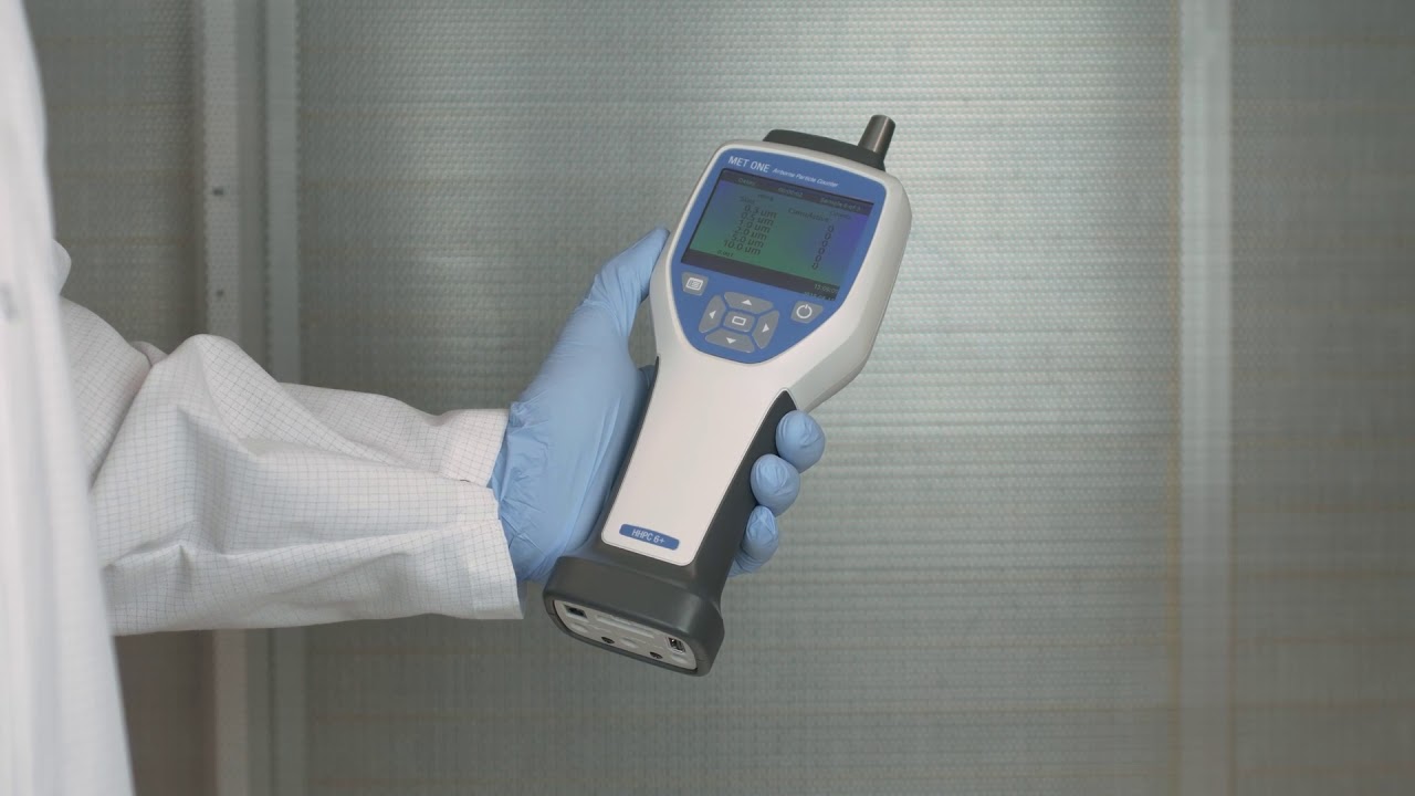 MET ONE HHPC+Air Particle Counter   Capturing Sample