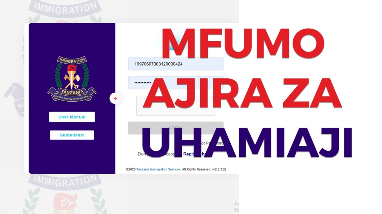 JINSI YA KUTUMA AJIRA ZA UHAMIAJI 