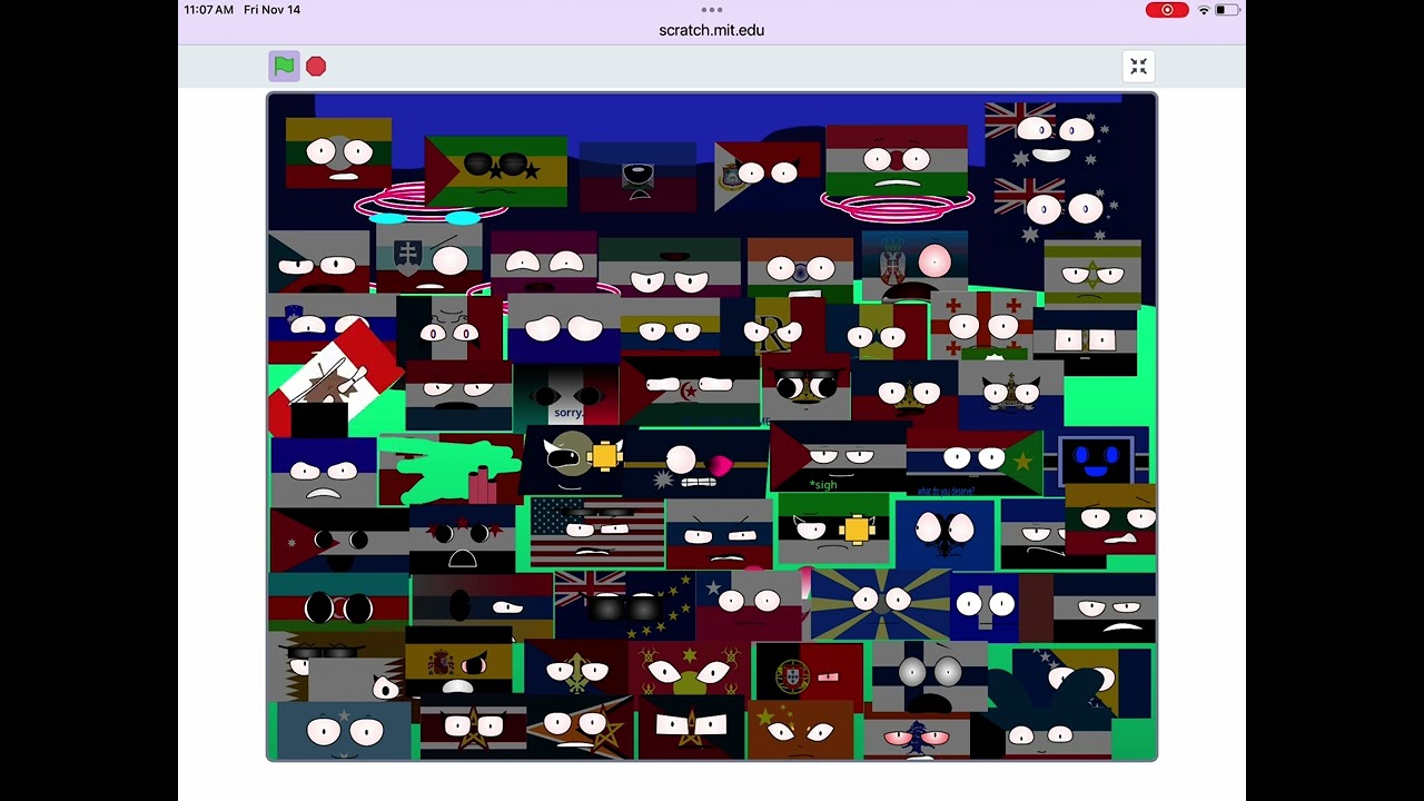 Flag band but it’s ruined (FSM massacre)