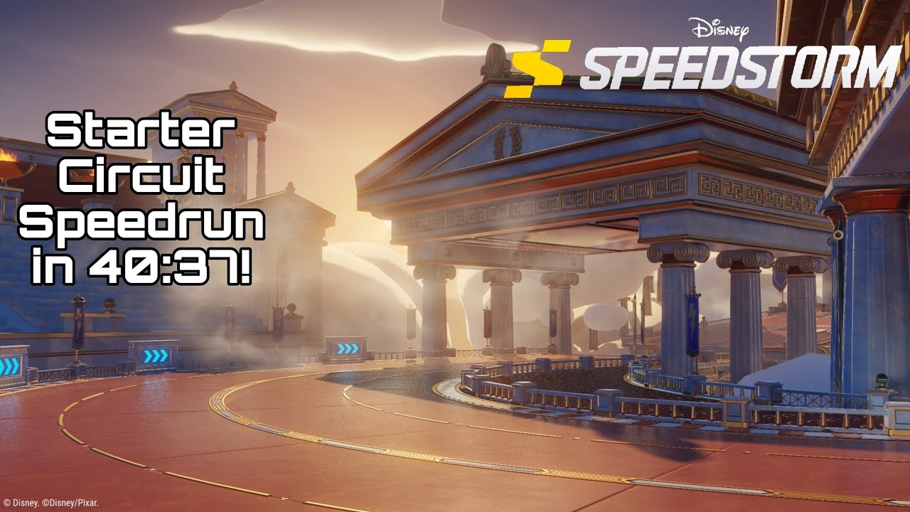 Disney Speedstorm - Starter Circuit Speedrun in 40:37!
