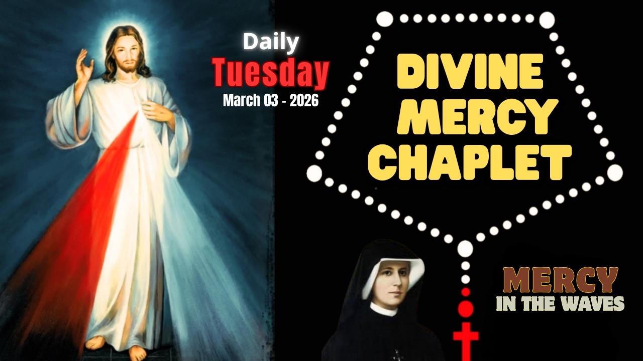 Divine Mercy Chaplet at 3PM | March 3, 2026 | Hour of Divine Mercy Prayer for Healing & Inner Peace