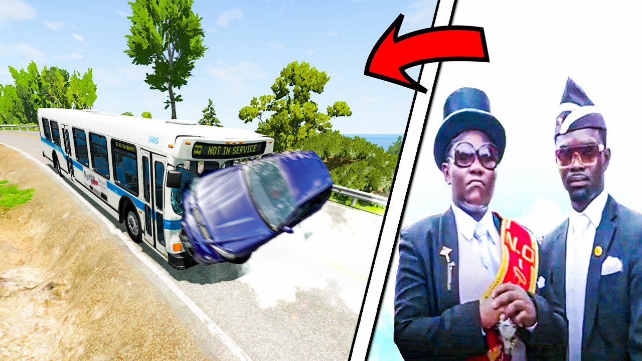 DANCE COFFIN ON FUNERAL MEME COMPILATION #52 | ASTRONOMIA SONG | BeamNG Drive MEMES