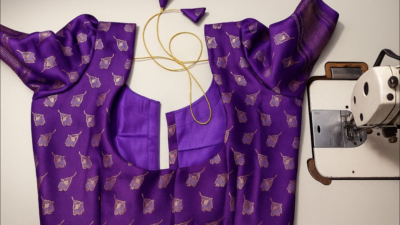 💜 Blouse Cutting & Stitching in Kannada | ಬ್ಲೌಸ್ ಕಟಿಂಗ್ ಮತ್ತು ಸ್ಟಿಚಿಂಗ್ | Designer Shivananda