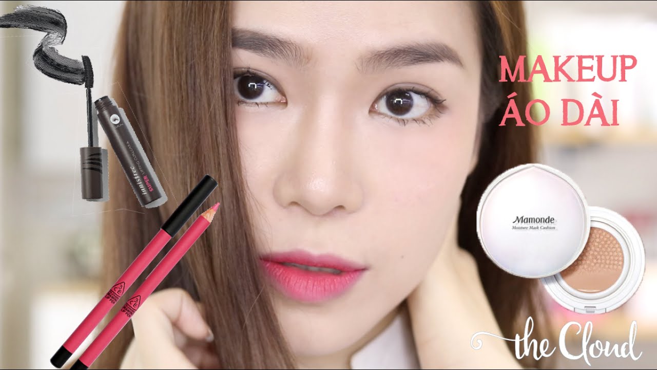 MAKEUP ÁO DÀI | Sản phẩm trang điểm giá bình dân | Back to School Makeup Tutorial