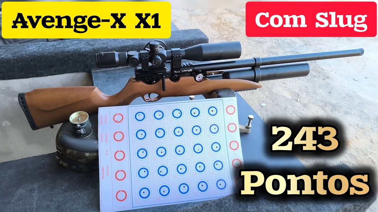 Avenge-X X1 com Slug MONSTER fecha 243 pontos