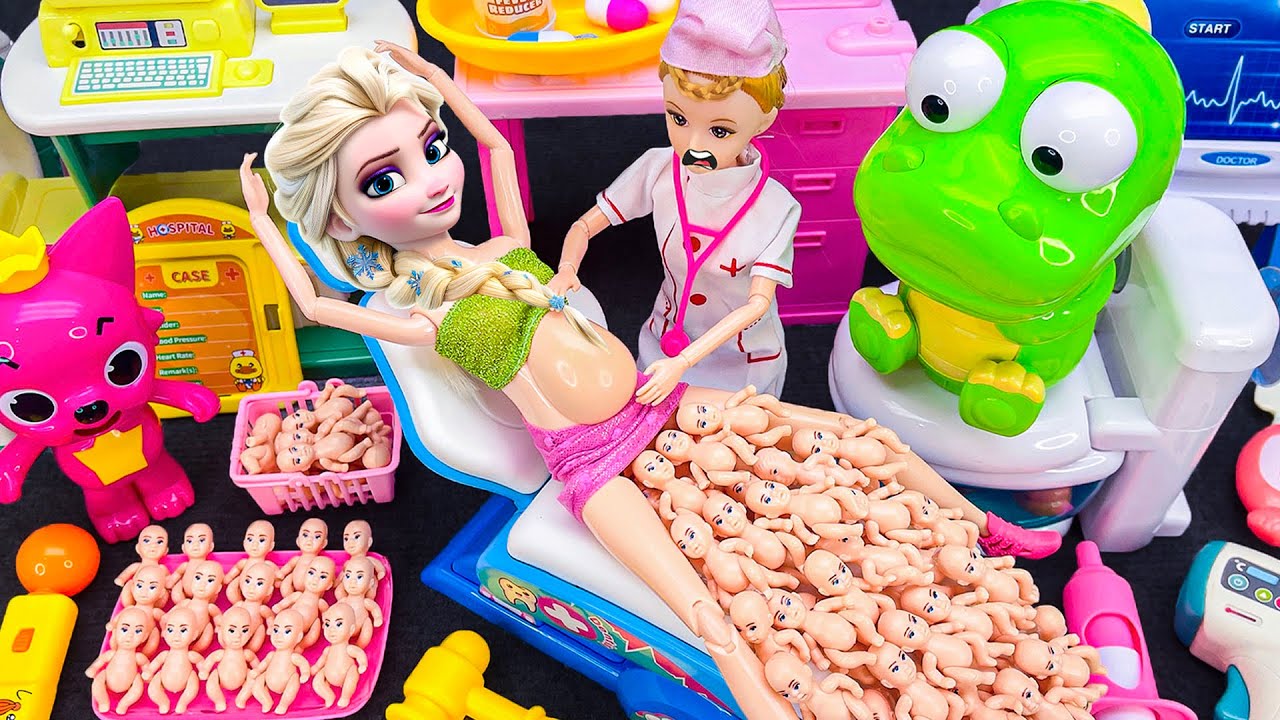 29 Minutes Satisfying with Princess Doctor Toys，Pregnant Women Ambulance PlaySet | ASMR Video