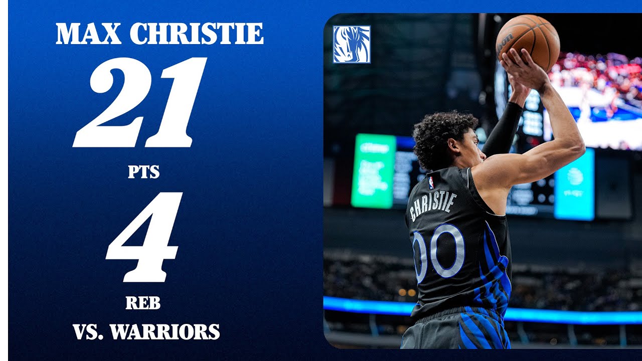 Max Christie (21 PTS 4 REB) vs. Golden State Warriors | January 22, 2026