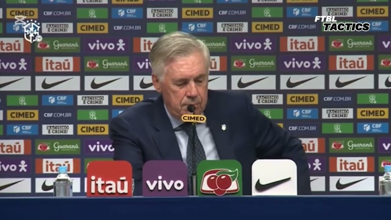 Carlo Ancelotti Announces Brazil Squad for World Cup Qualifiers | Press Conference & Player List