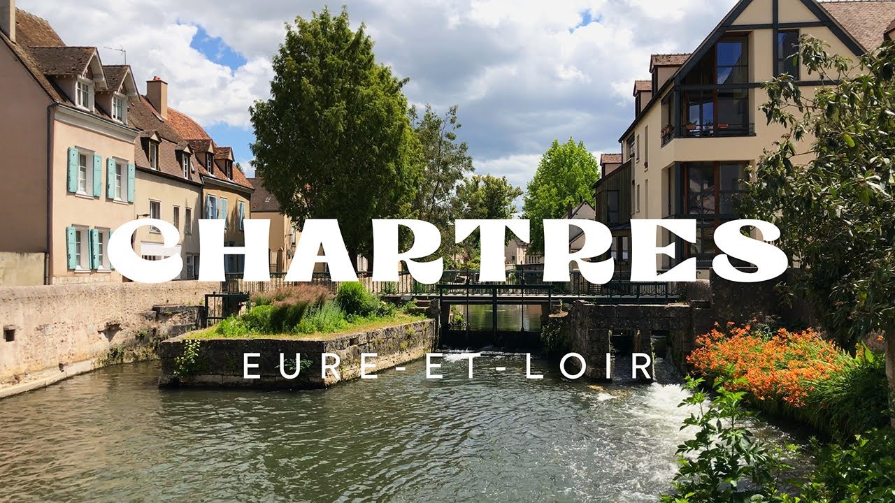 Visite de Chartres en une journ&eacute;e, Eure-et-Loir (4K)