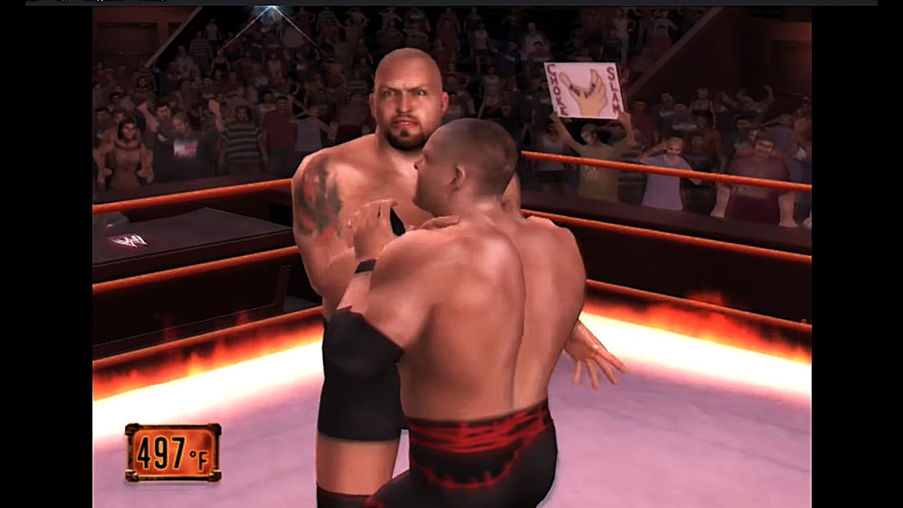 WWE SmackDown! vs  Raw 2009 Kane vs Big Show Inferno Match  (Legend)