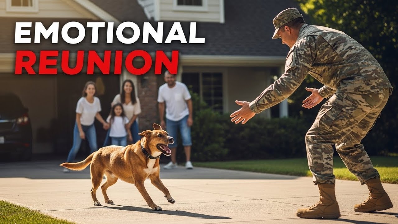 Heartwarming Reunion: Soldier Reunites with Loyal Dog After Years Apart ❤️