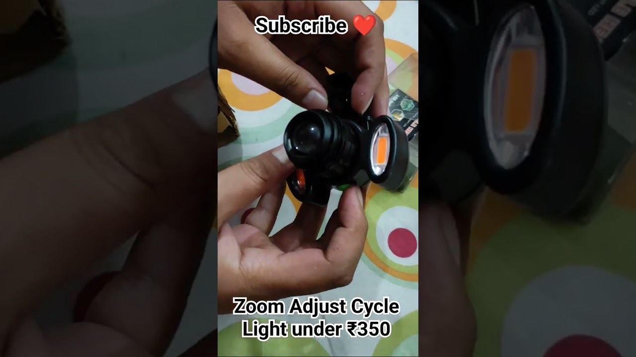 Best Cycle Light Under 500 😍❤💯#youtubeshorts #shorts #viral #trending #cycling #light