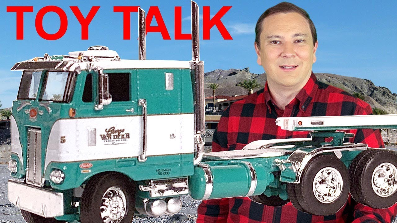 Модель локомотива Peterbilt 352 COE для компании George Van Dyke Trucking, масштаб 1/64, от First...