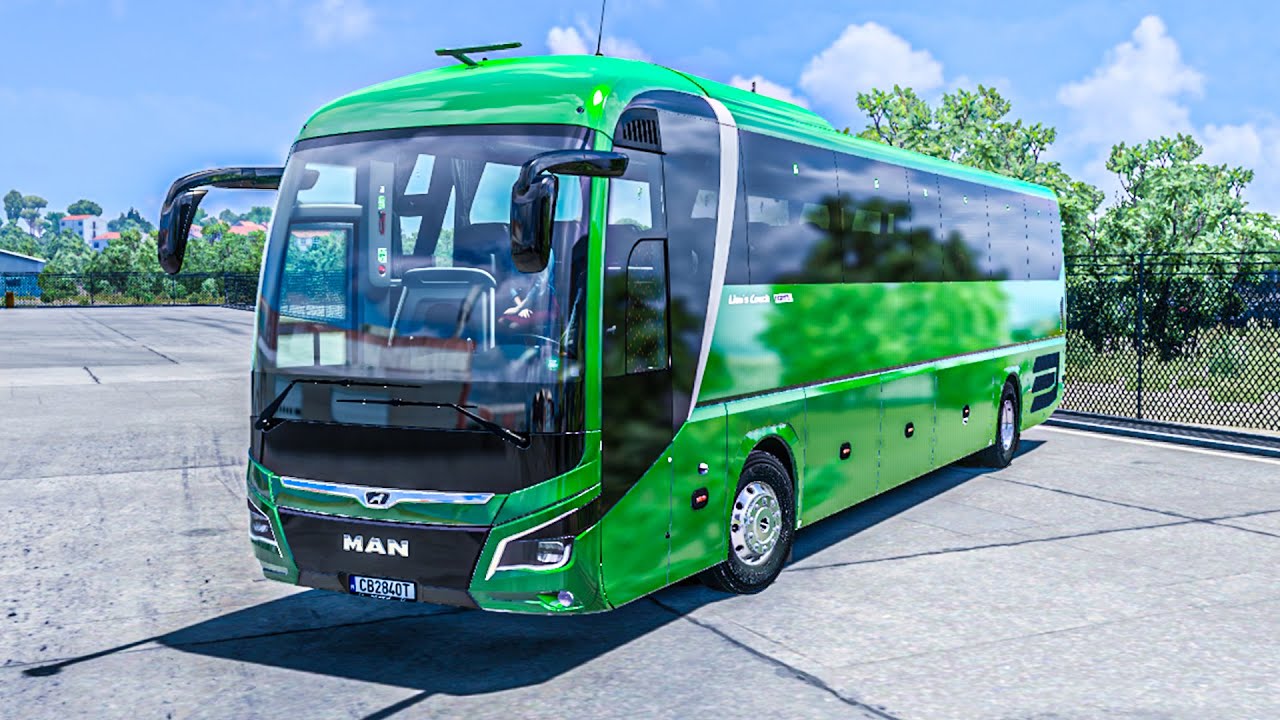 Man Lions Coach 2023 - ETS 2 Euro Truck Simulator 2 Bus mods [ 1.50 ]