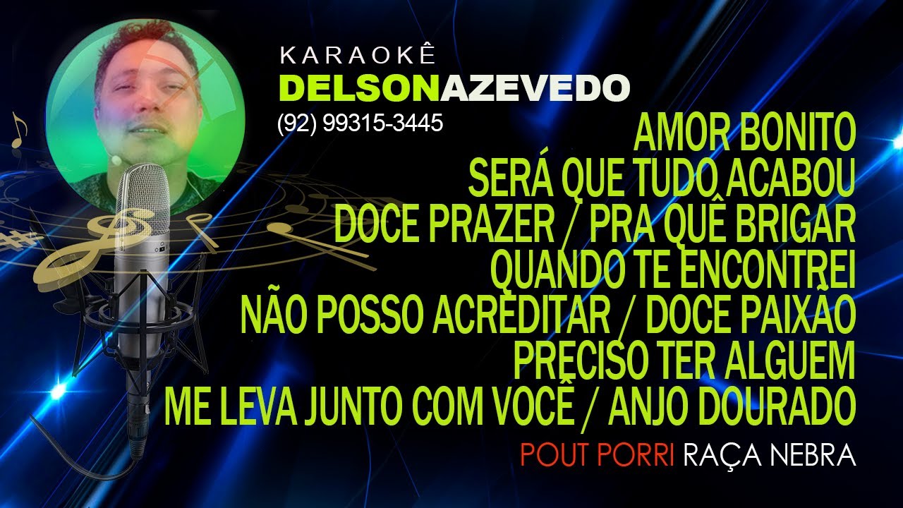 Raça Negra Pout Pourri - KARAOKE