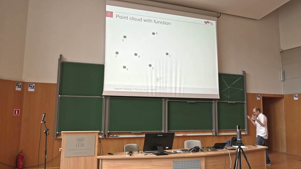 Plenary talk of Michael Kerber at the Applied Topology 2025 conference